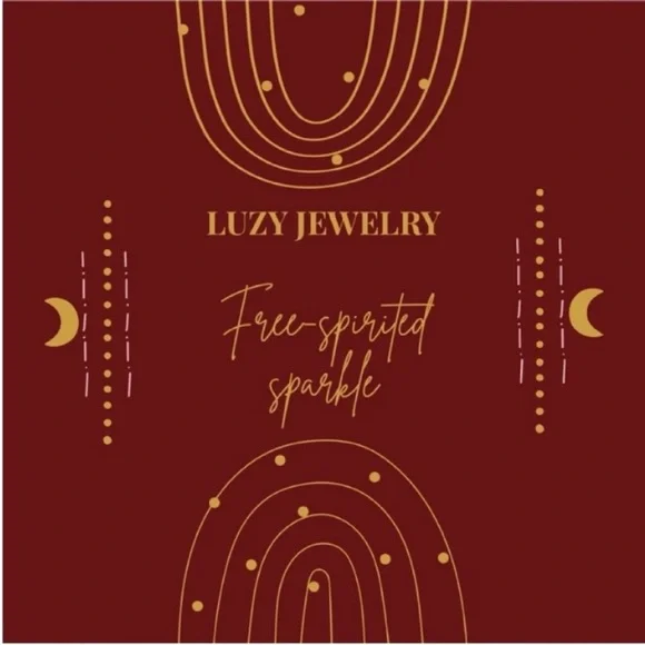 Elegant Pink Pave CZ and Gold Lace Hoop Earrings - Picture 5 of 6